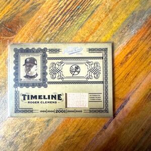 2005 playoff prime cuts roger clemens piece of authentic  game bat T-10 26/50